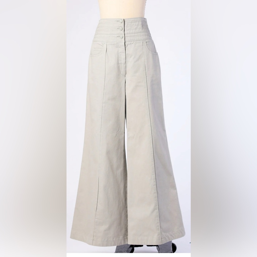 CHANEL 2021 HIGH WAISTED WIDE LEG WOMAN’S SZ 40 PANTS 100% AUTHENTIC